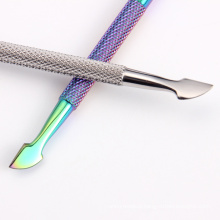 The Factory Produces Nail Art Tools 8 Colors Stainless Steel Nail Pusher Remover Tools